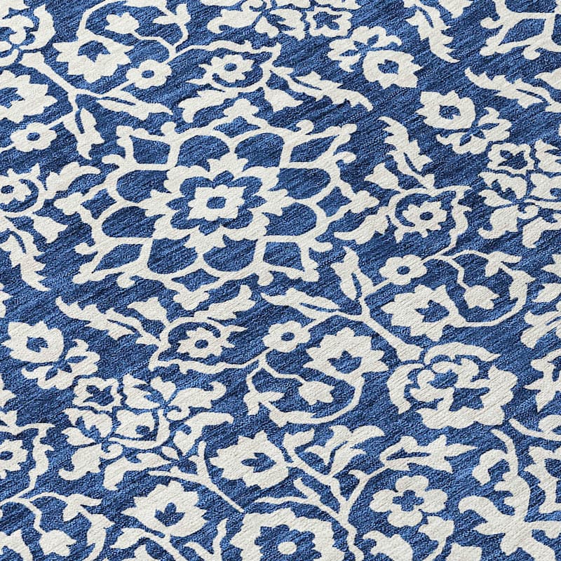 Machine Washable Indoor/ Outdoor Chantille Traditional Farmhouse Rug