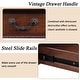 preview thumbnail 26 of 55, Rectangular 47" Wooden Coffee Table with Storage Drawer, Vintage Cocktail Table with Solid Wood Legs for Living Room Elegance