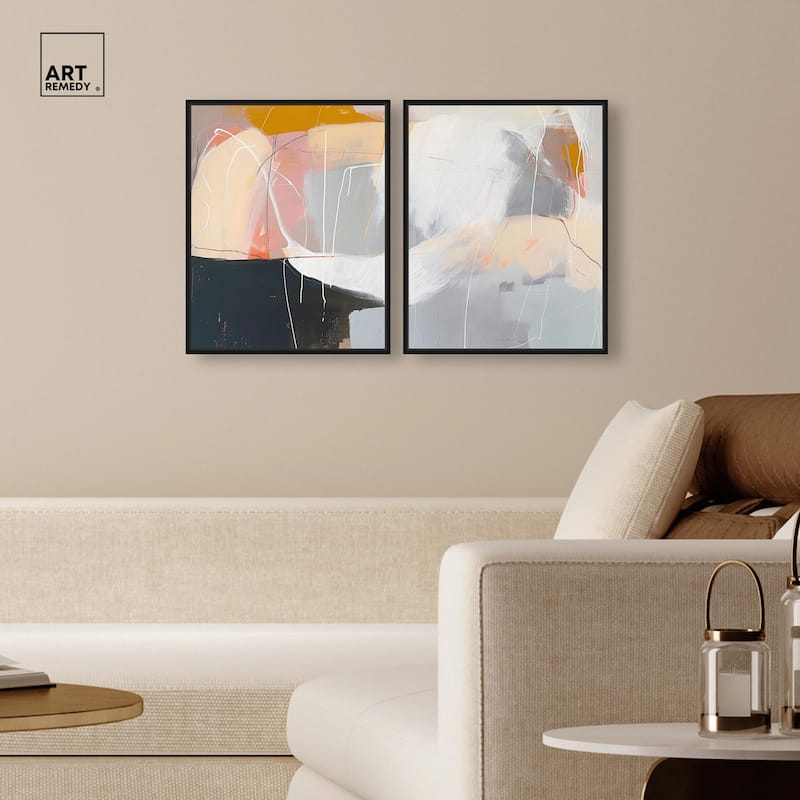 California in Haze Canvas Set of 2 by Art Remedy