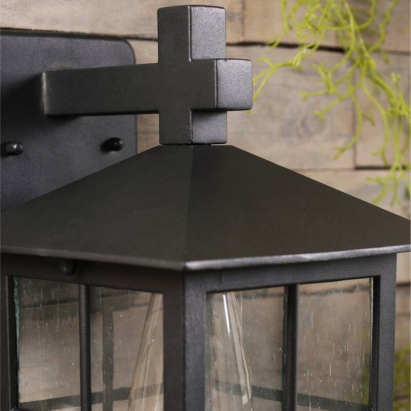 Kenroy Home Greene 1-Light Exterior Wall Sconce - Black