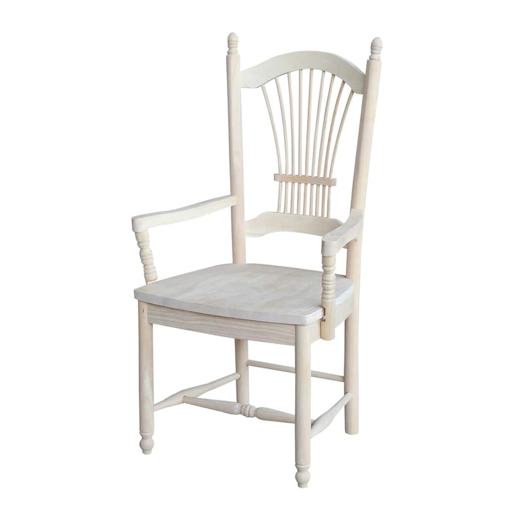 International Concepts Sheafback Chair with Arms