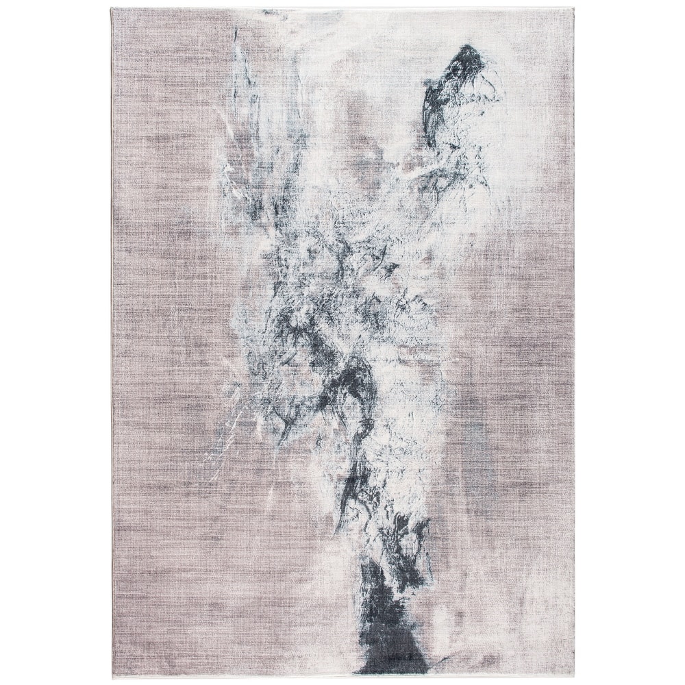 Domani Comfort Modern Abstract Faux Fur Rug