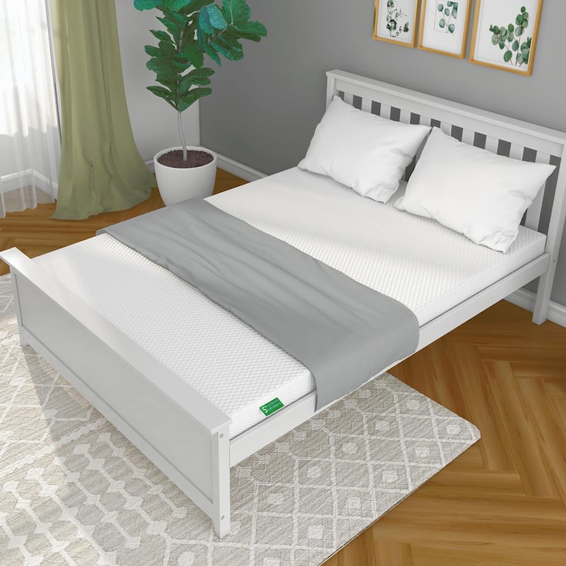 Max and Lily 5" Memory Foam Mattress Full - Medium - White - Full