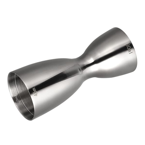 Double Cocktail Jigger, 304 Stainless Steel, Clear Scale Marks - Bed Bath &  Beyond - 41295322