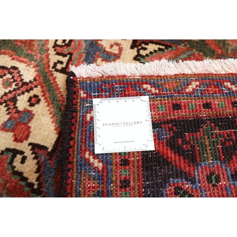 ECARPETGALLERY Hand-knotted Sarabi Dark Red Wool Rug - 8'5 x 11'0