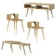 preview thumbnail 62 of 77, Carson Carrington Shorewood 4-piece Mid Century Modern Rectangular End Tables, Nesting Cocktail Table and TV Stand