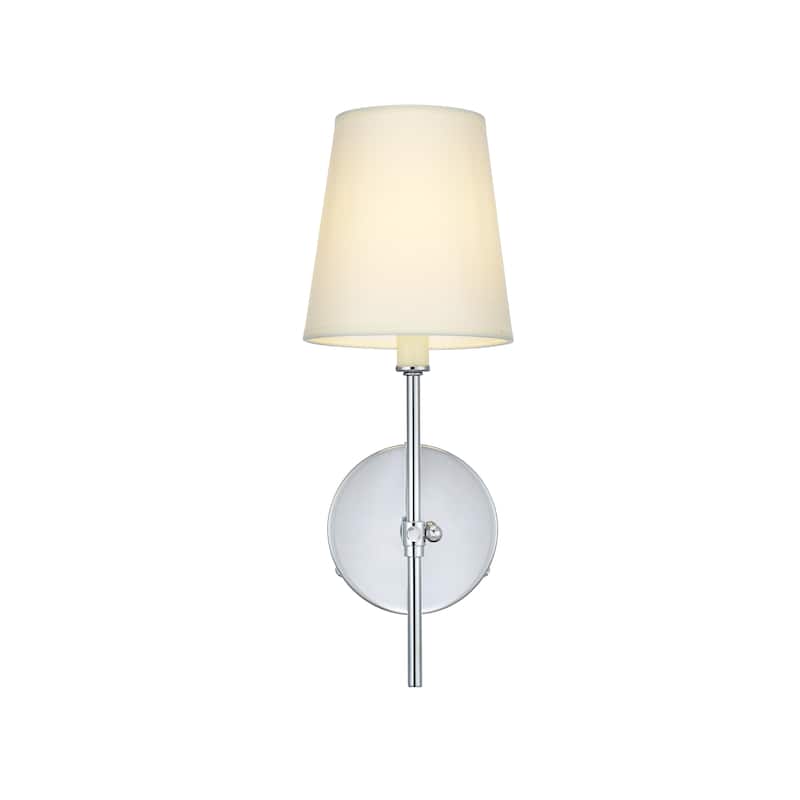 Mel Collection Wall Sconce D5.5 H15 Lt:1 Black Finish