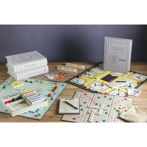 Shop Vintage Bookshelf Games Boggle Clue Catchphrase Mystery