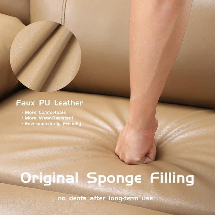 Oversized360° Swivel Recliner Chairs with Heat and Massage