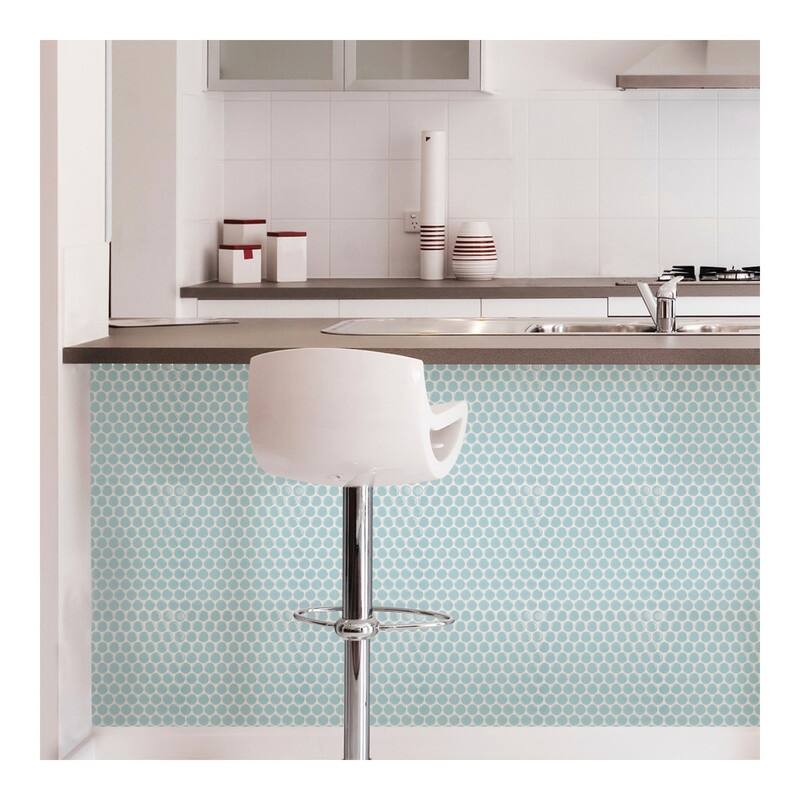 InHome Penny Tile Peel & Stick Backsplash Tiles