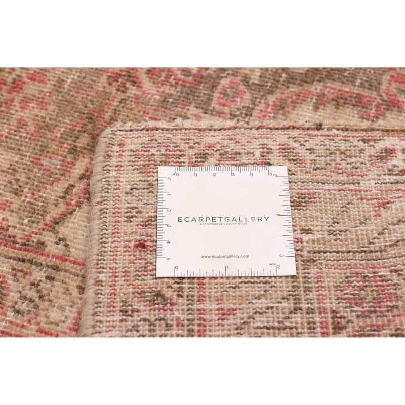 ECARPETGALLERY Hand-knotted Antalya Vintage Red Wool Rug - 9'7 x 13'3