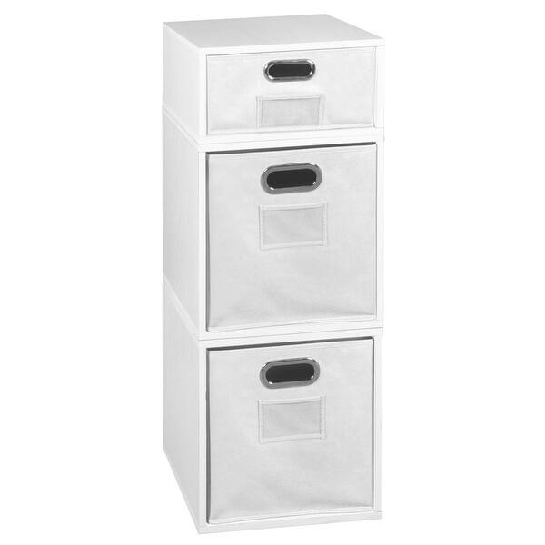 Noble Connect Storage Set- 2 Full Cubes/1 Half Cube with Foldable ...