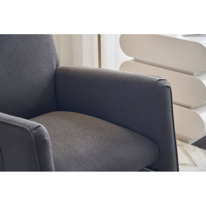 Nursery Rocking Chair With Adjustable Footrest
