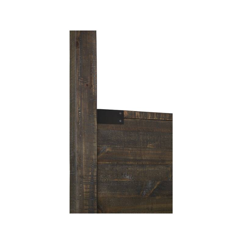 Magnussen Home Abington Weathered Charcoal King Poster Bed