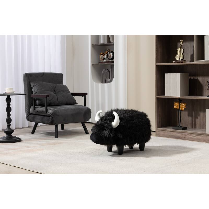 Harry Cow Animal Kids Storage Ottoman Stool