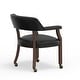 preview thumbnail 15 of 18, Holliday Dining and Game Chair in Walnut Finish