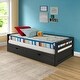 Taylor & Olive Acropolis Twin to King Day Bed with Storage Drawers - Thumbnail 10
