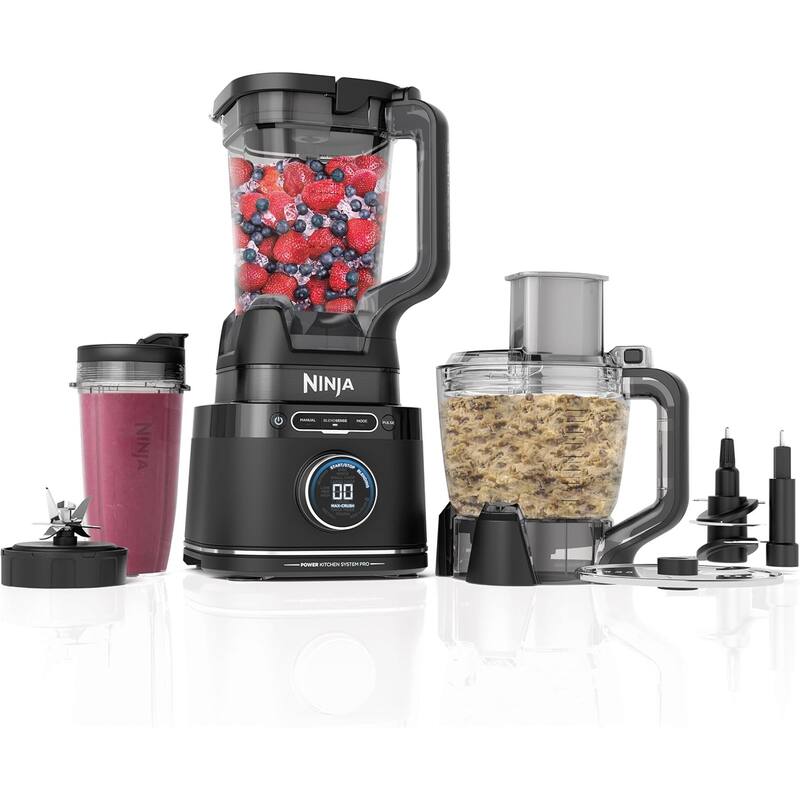Ninja R-TB401 Detect Kitchen System Power Blender, Black - Certified Refurbished