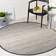 preview thumbnail 10 of 84, SAFAVIEH Handmade Flatweave Montauk Geert Cotton Rug 4' Round - Black/Ivory - Round