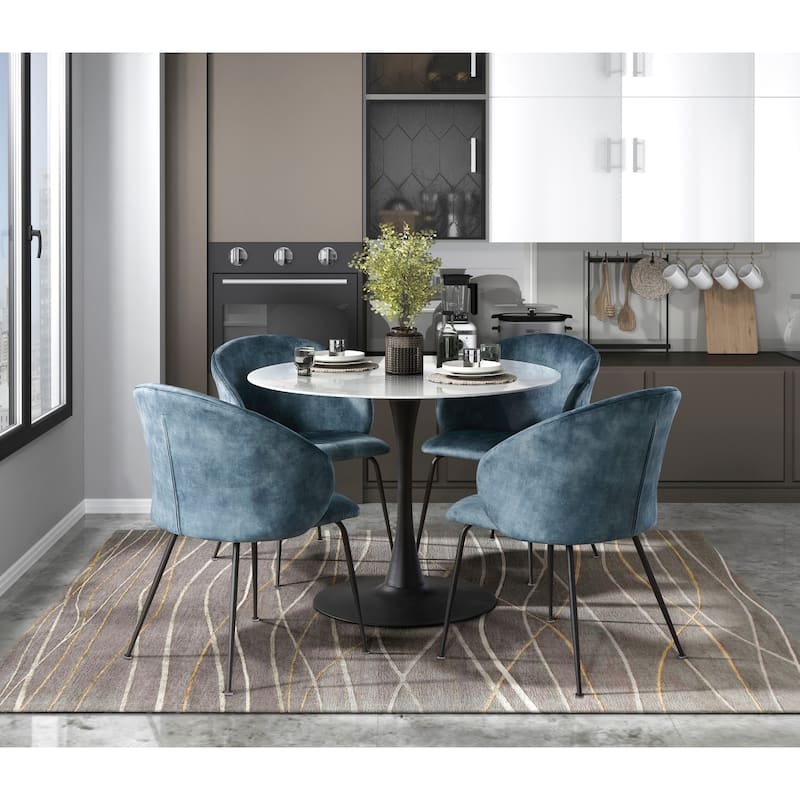Modern Velvet Accent Chair