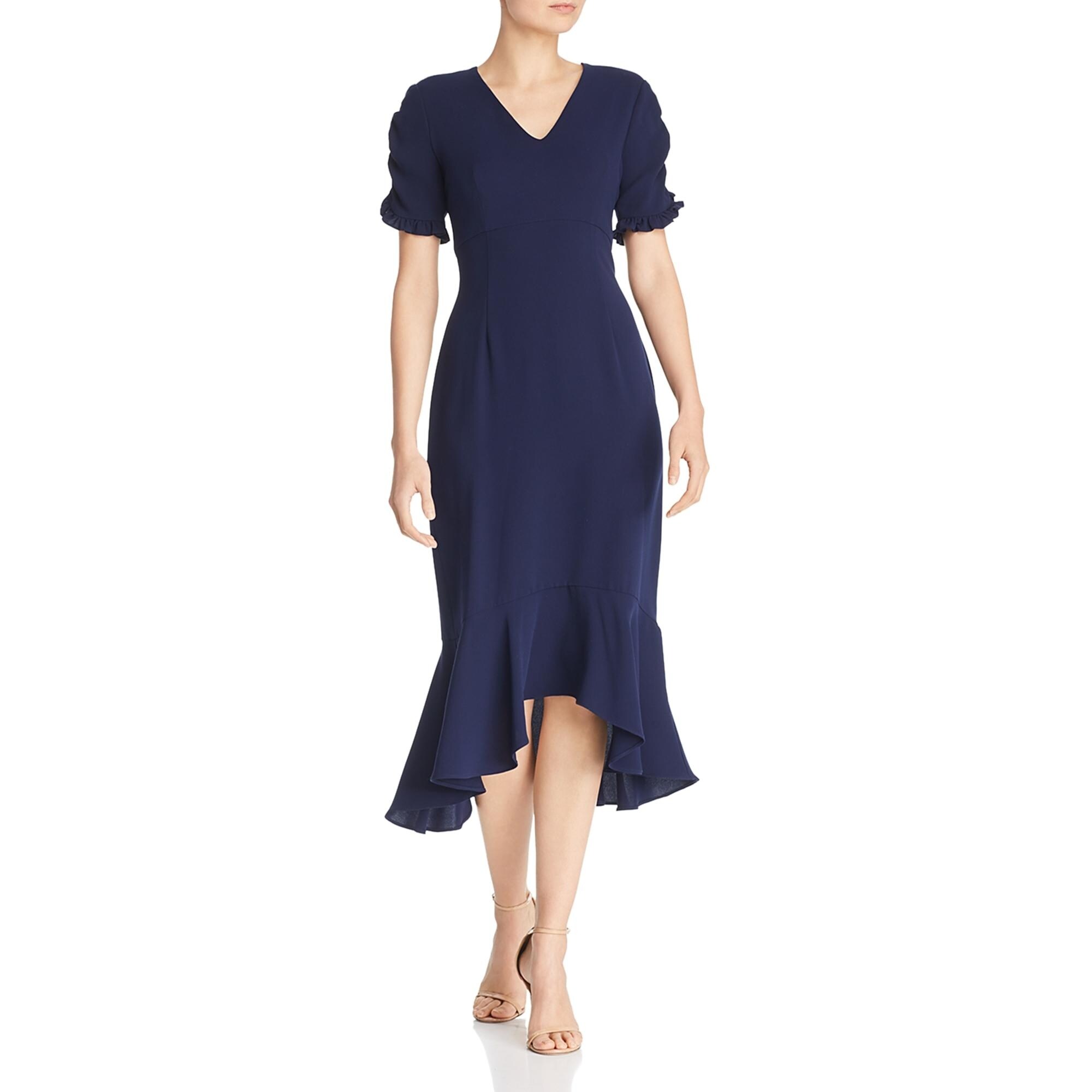 shoshanna marmande lace midi dress