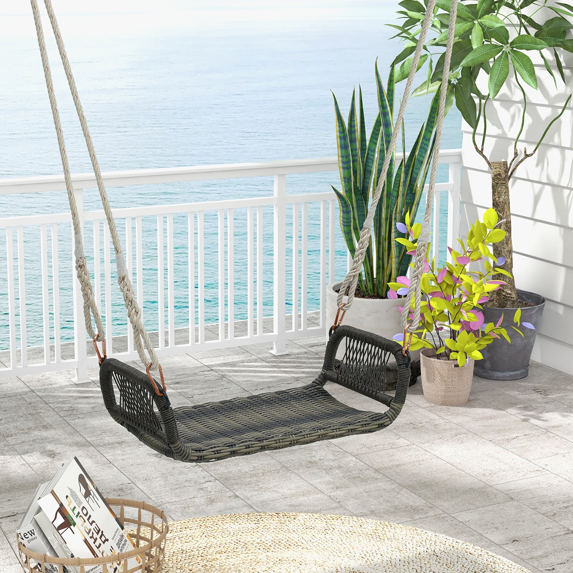 Single swing seat on sale