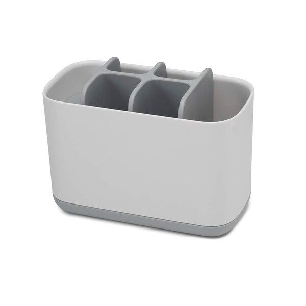 Joseph Joseph 70510 EasyStore Toothbrush Holder Bathroom Storage Organizer Caddy, Large, Gray - Grey. Opens flyout.