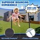 preview thumbnail 15 of 16, 12FT ASTM Approved Recreational Trampoline with Ladder-Black