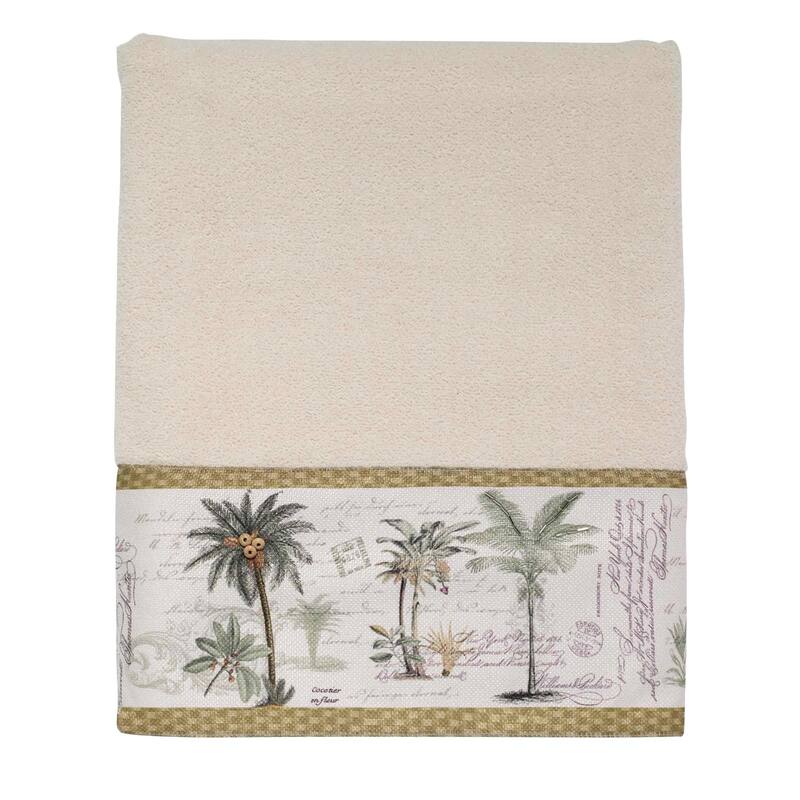 Avanti Colony Palm 3-Piece Towel Set - Towel 3pc Set - B/H/FT