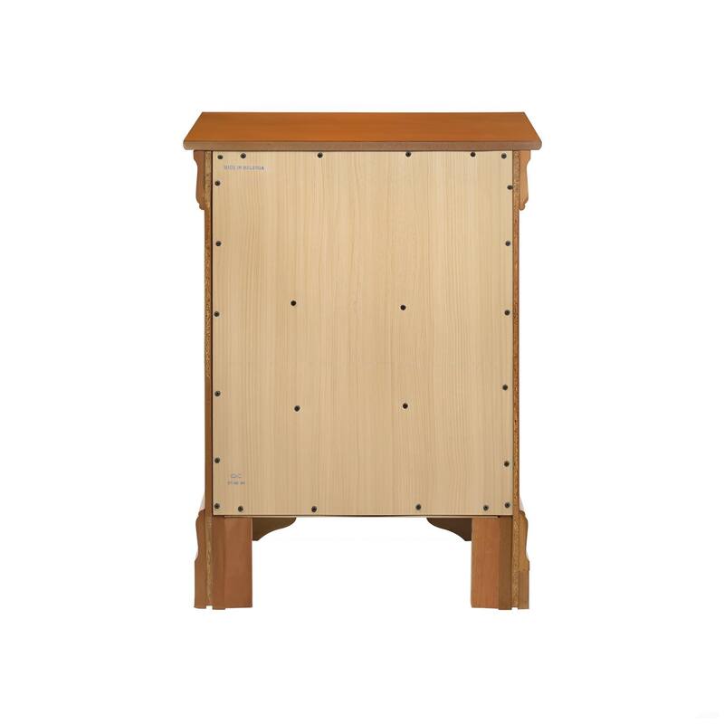 Modern Storage Nightstand with Three Roomy Drawers Bedside Table Bedroom Cabinet for Bedroom