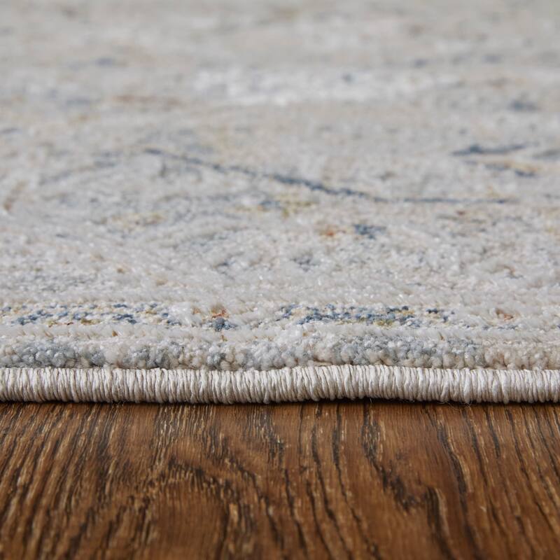 Grand Bazaar Hyannis Machine Made Distressed Transitional Area Rug