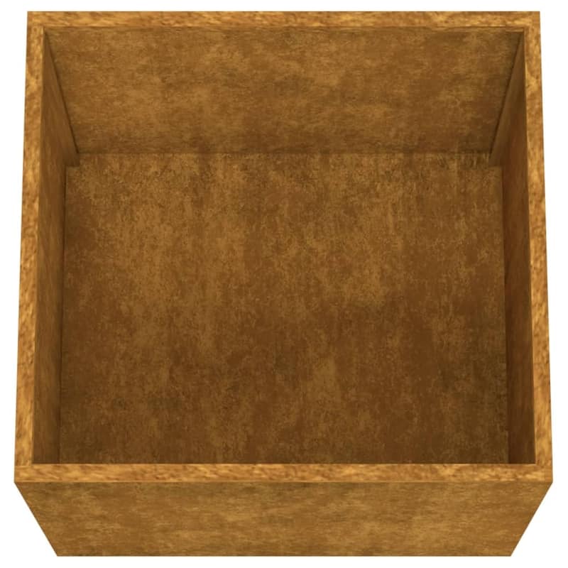 vidaXL Planter Stand Outdoor Raised Garden Bed for Vegetables Corten Steel