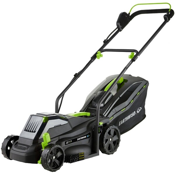 Earthwise 20 Volt 14 Inch Cordless Electric Mower Bed Bath
