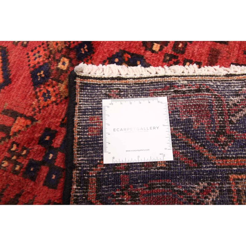 ECARPETGALLERY Hand-knotted Andelz Red Wool Rug - 4'10 x 8'2