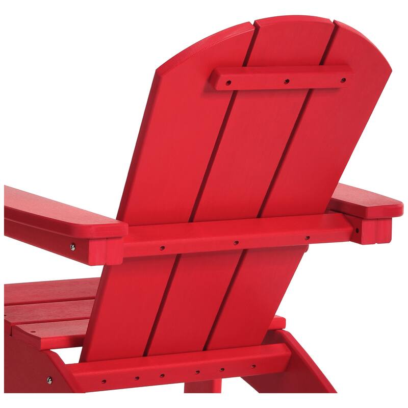 Laguna Kids Outdoor Poly Adirondack Chair with Cup Holder (Set of 2)