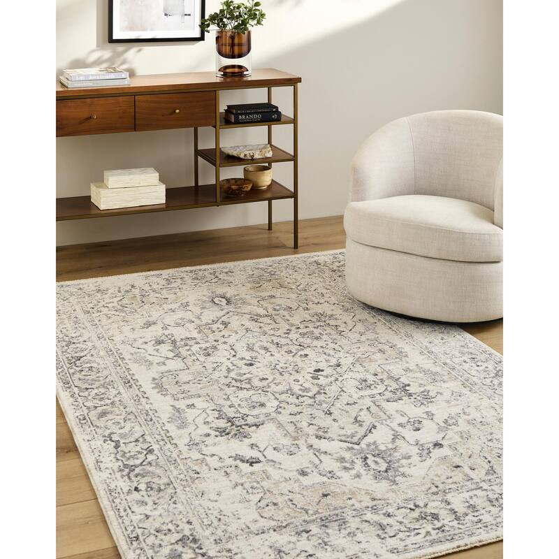 Livabliss Gakko Traditional Area Rug - Cream - 10' x 13'11"
