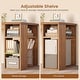 preview thumbnail 62 of 156, Farmhouse Executive L Shaped Desk Home Office Desk with Drawers and Storage Cabinet & Power Outlet