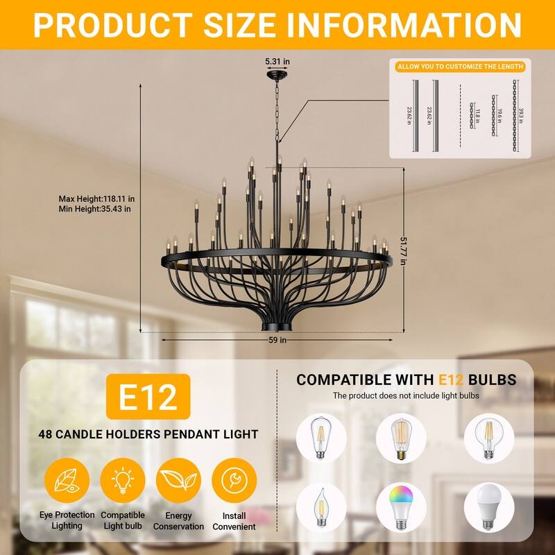 Farmhouse Chandelier Large Wagon Wheel Chandeliers Candle Chandelier