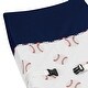 preview thumbnail 4 of 4, Sweet Jojo Designs Red, White and Blue Baseball Patch Sports Collection Changing Pad Cover