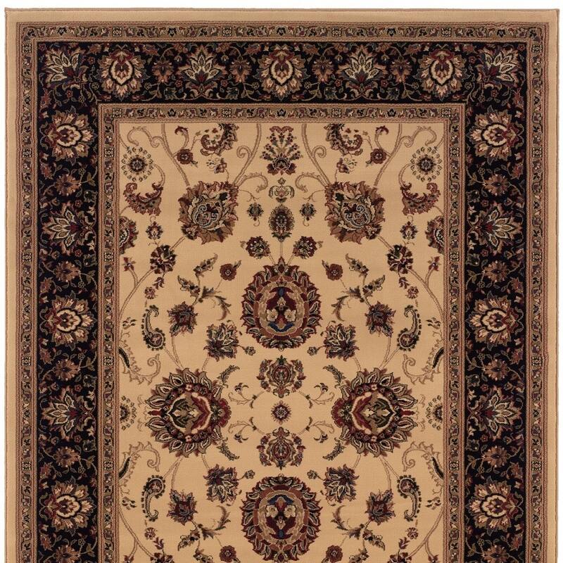 HomeRoots Oriental Traditional Square Area Rug