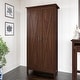 preview thumbnail 1 of 70, Key West Tall Storage Cabinet with Doors and Shelves by Bush Furniture Bing Cherry