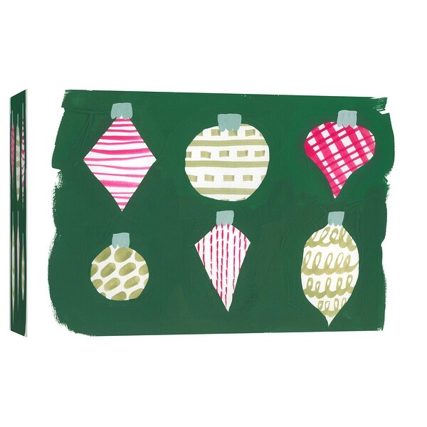 PTM Images 9-102082 PTM Canvas Collection 8" x 10" - "Ornaments 1" Giclee Holiday Art Print on Canvas