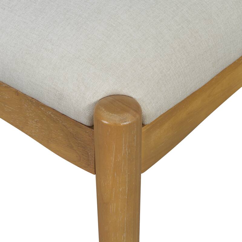 Christopher Knight Home - Mid-Century Set of 2 Upholstered Dining Chair with Woven Paper Rope Back