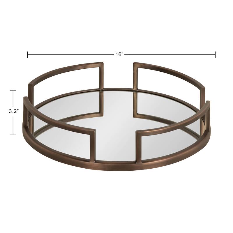 Kate and Laurel Gohana Decorative Metal Tray