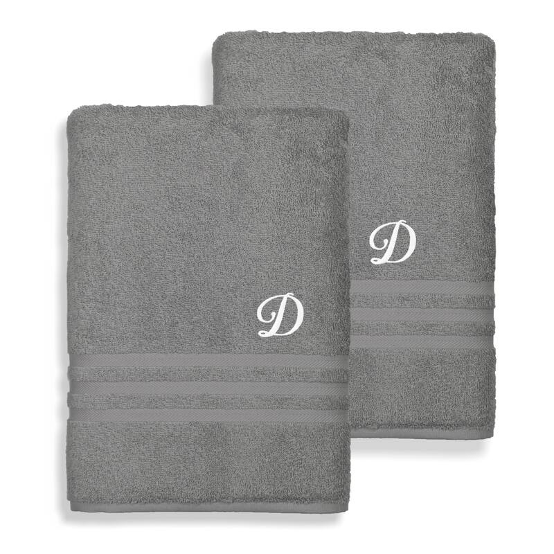 Authentic Hotel and Spa 100% Turkish Cotton 2PC Denzi Bath Sheet Set. - D
