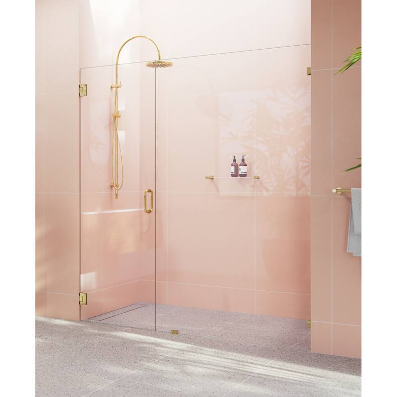 Glass Warehouse GW-WH-71 Illume 78" High x 71" Wide Hinged Frameless