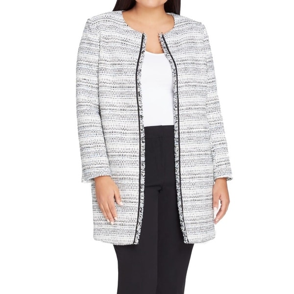 tweed jacket womens plus size