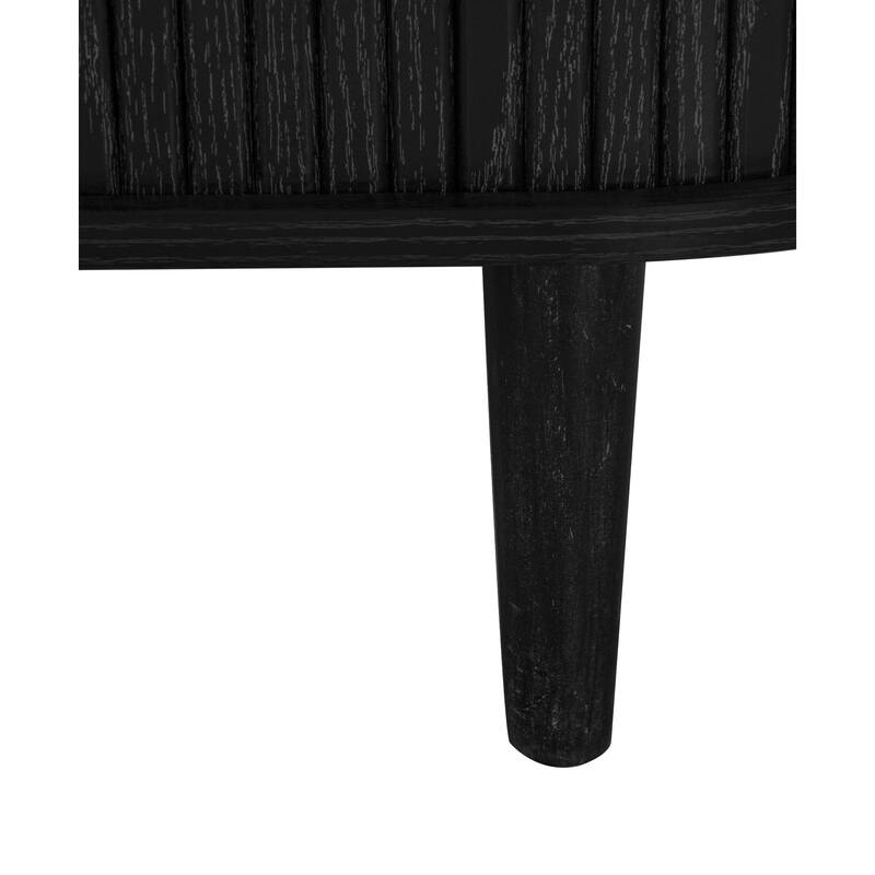 Accent Cabinet with Smoothly Sliding Tambour Doors