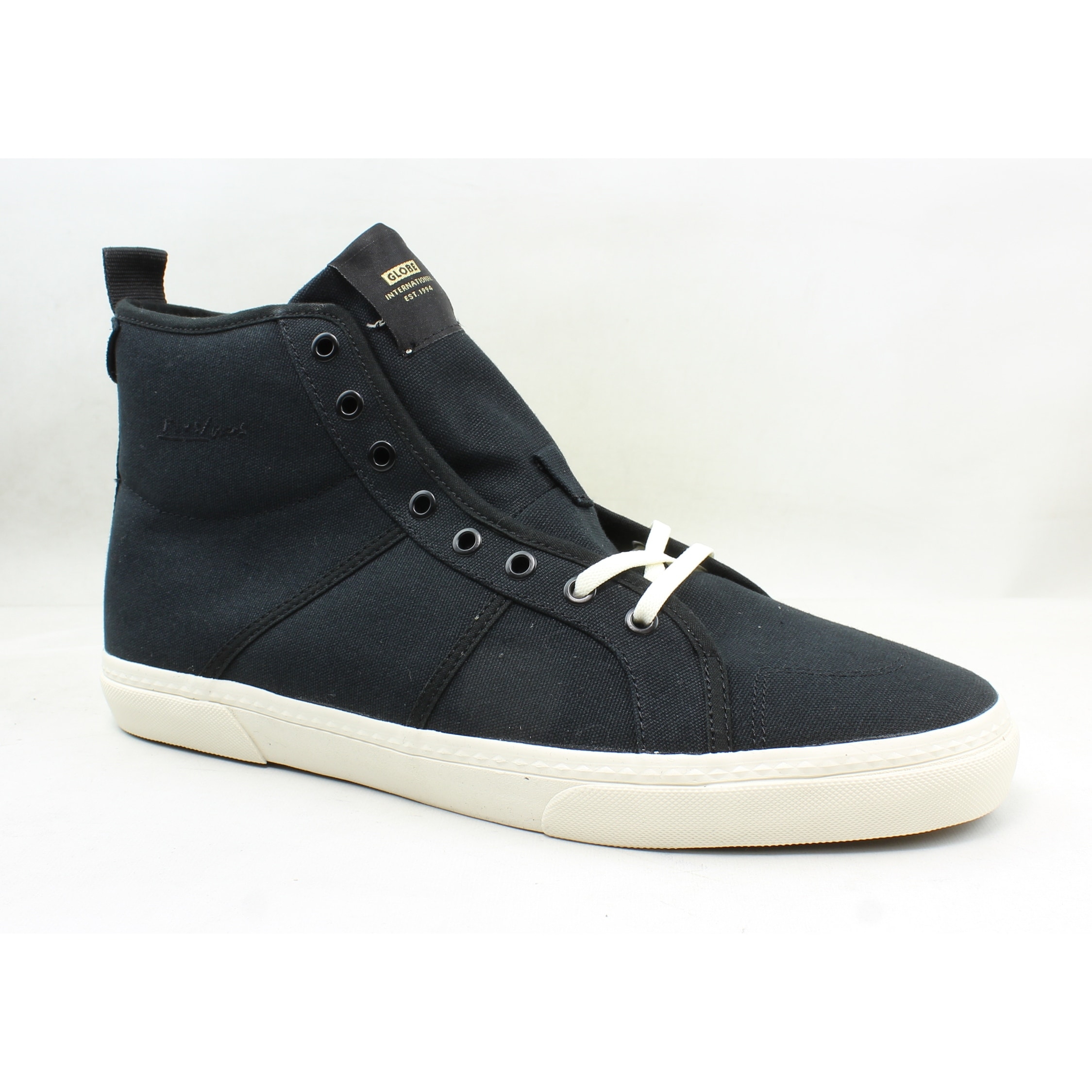 Shop Globe Mens Los Angered Ii Black Skateboarding Casual Sneaker