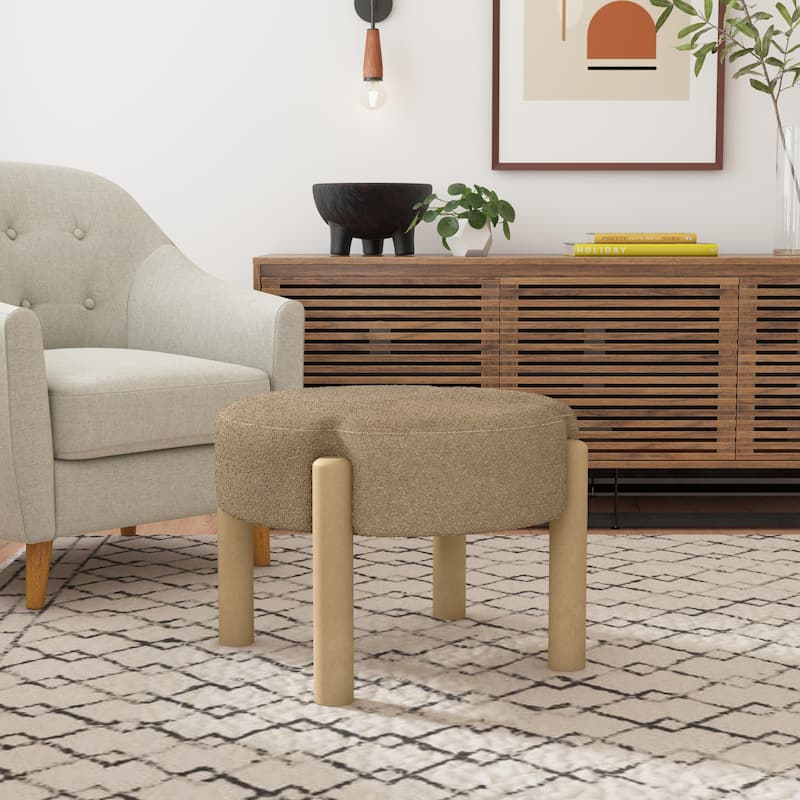 HomePop Luna Modern Ottoman